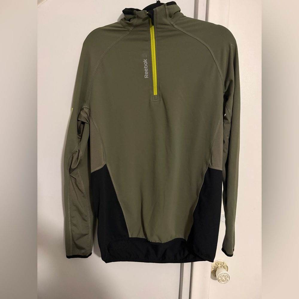 Reebok Men's Olive and Black Performance Jacket